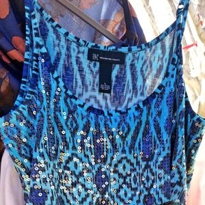 Womens Sequins Tank top - dressy or casual
